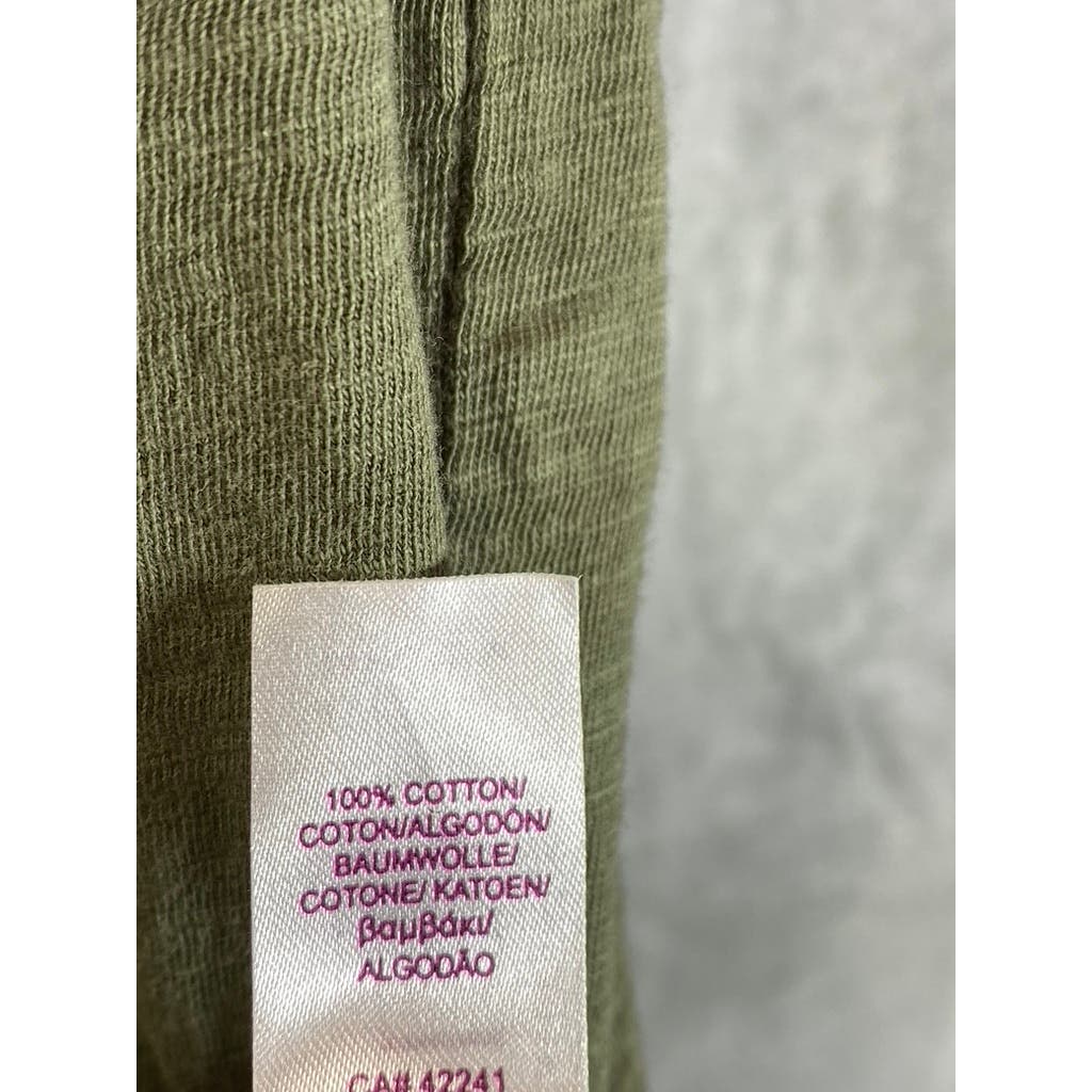 VELVET BY GRAHAM & SPENCER Men's Green Short Sleeve Polo Shirt SZ M