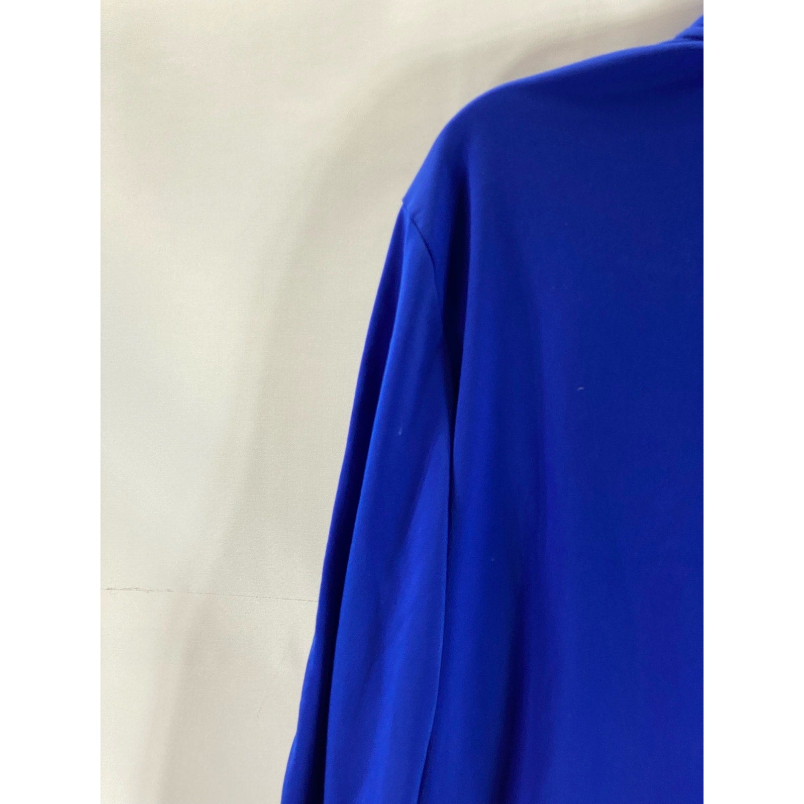 ADIDAS Men's Dark Blue Essentials Regular-Fit Warm-Up 3-Stripe Track Jacket SZ L