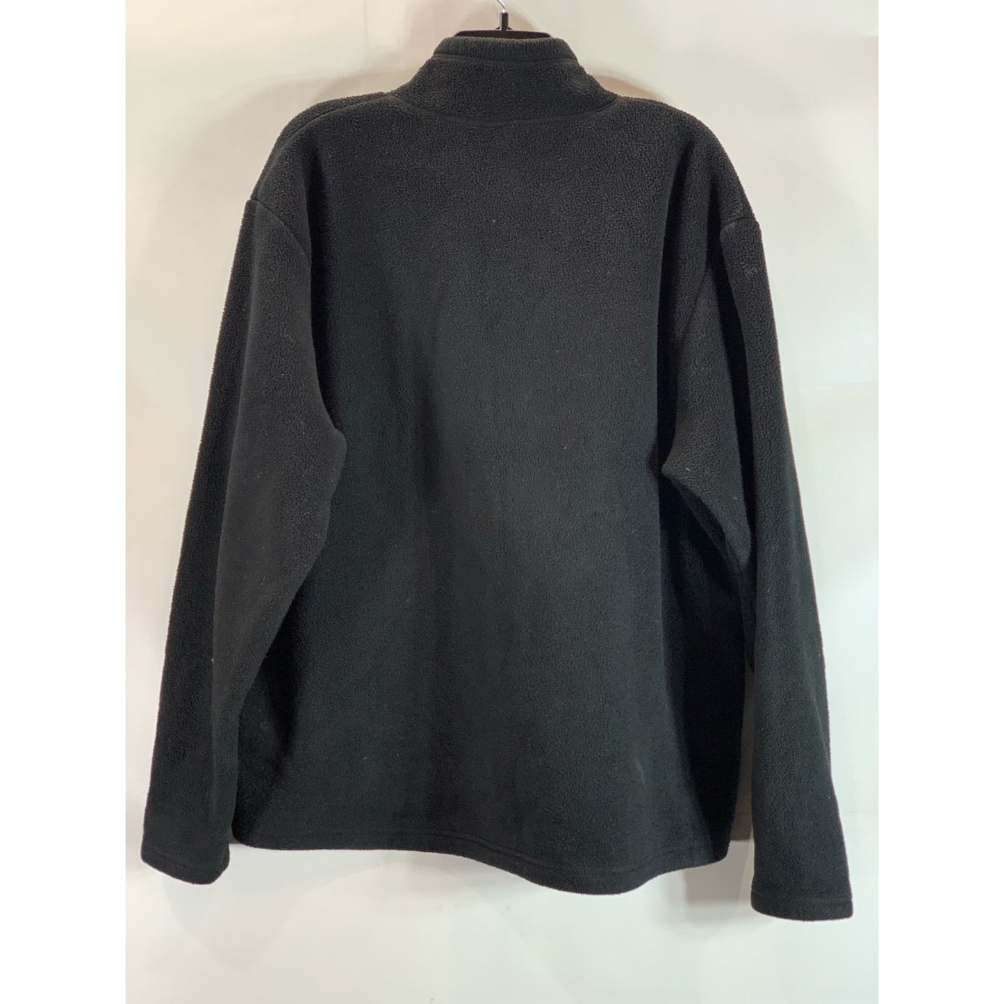 REI Men's Black Solid Fleece Stand Collar Zip-Up Jacket SZ 2XL