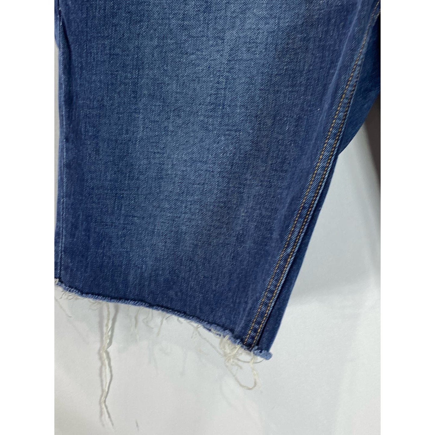 LEVI'S Men's Dark Wash 511 Slim-Fit Raw-Hem Five-Pocket Denim Shorts SZ 38
