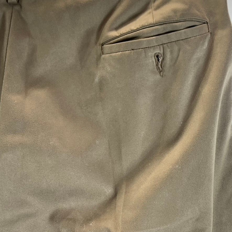 JOHN HENRY Men's Tan Pleated Front Dress Pants SZ 36X30