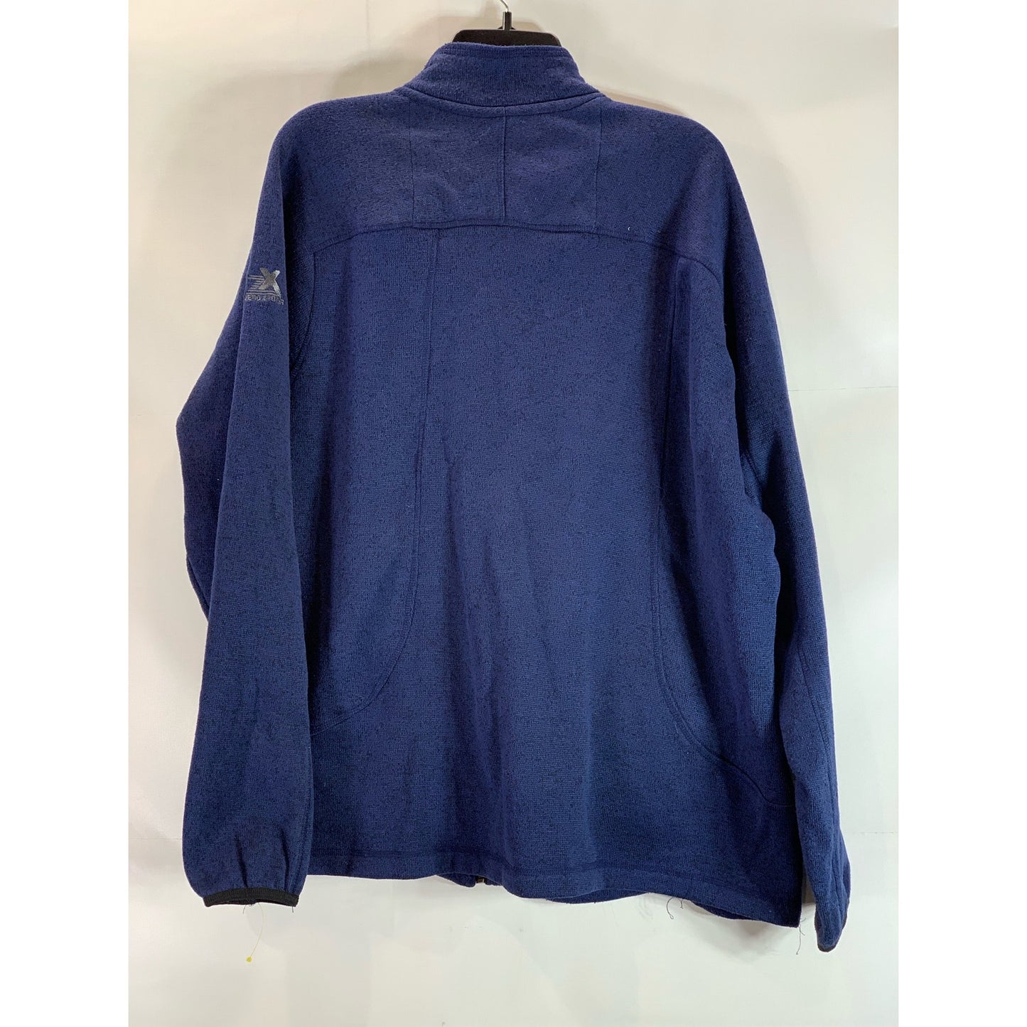 ZEROXPOSUR Men's Dark Blue Stand Collar Zip-Up Jacket SZ 2XL