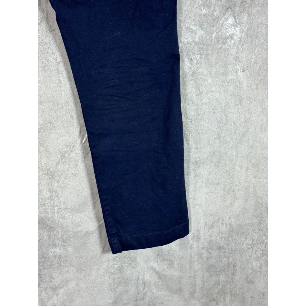 J.CREW Factory Men's Navy Straight-Fit Flex Chino Pants SZ 33X32