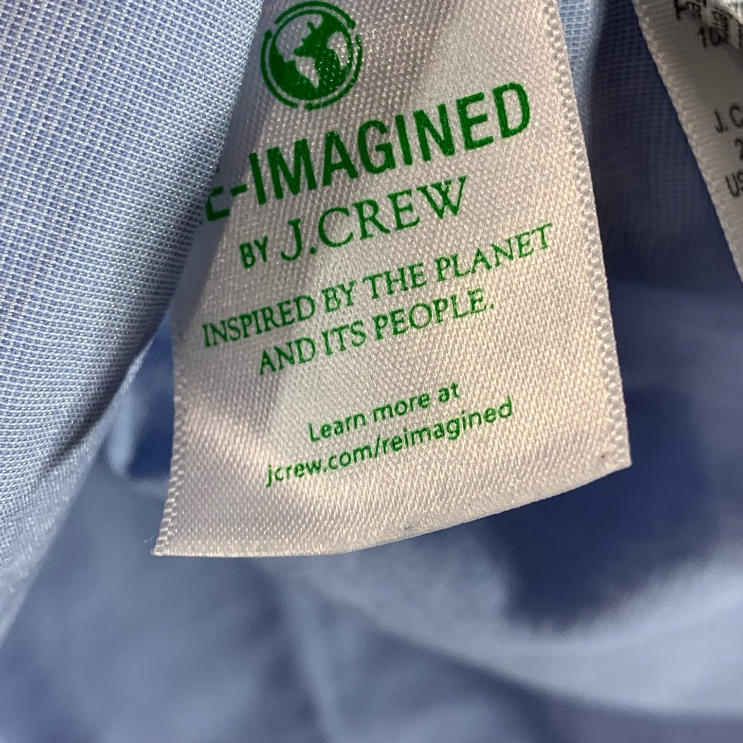 J.CREW FACTORY Men's Classic Blue Slim Performance Button-Up Dress Shirt SZ XL