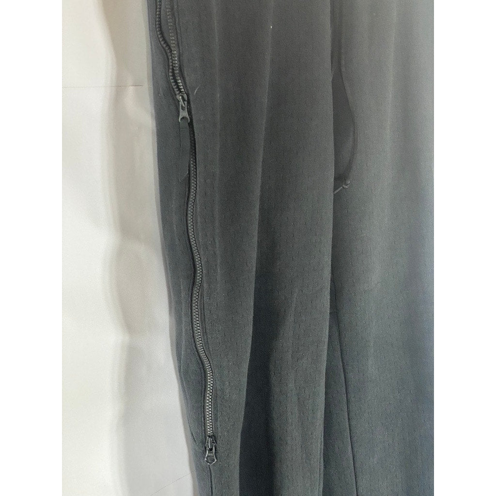 ADIDAS Women's Black Casual Z.N.E Side Zipper Cuffed Pull-On Drawstring Pant SZM