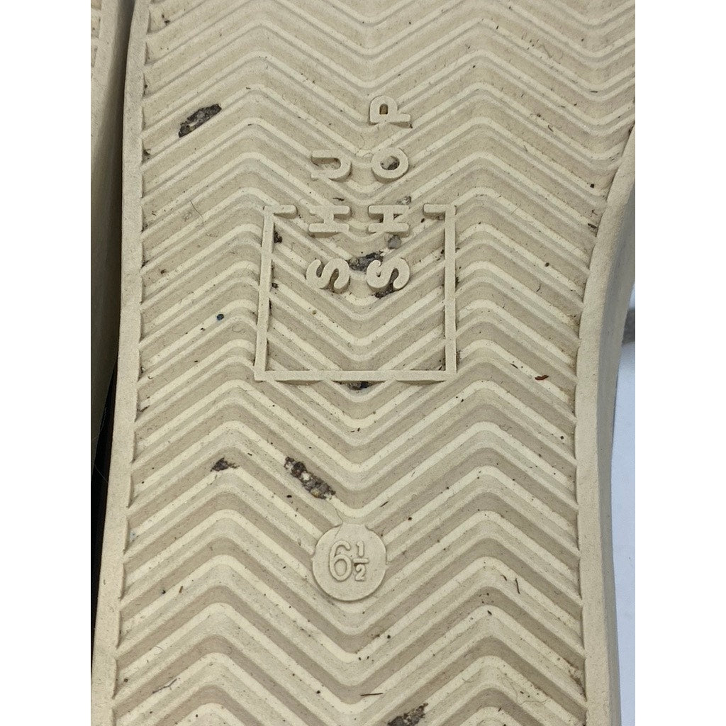 SHU SHOPS Women's Black Star Print Poppea Platform Lace-Up Casual Sneakers SZ6.5