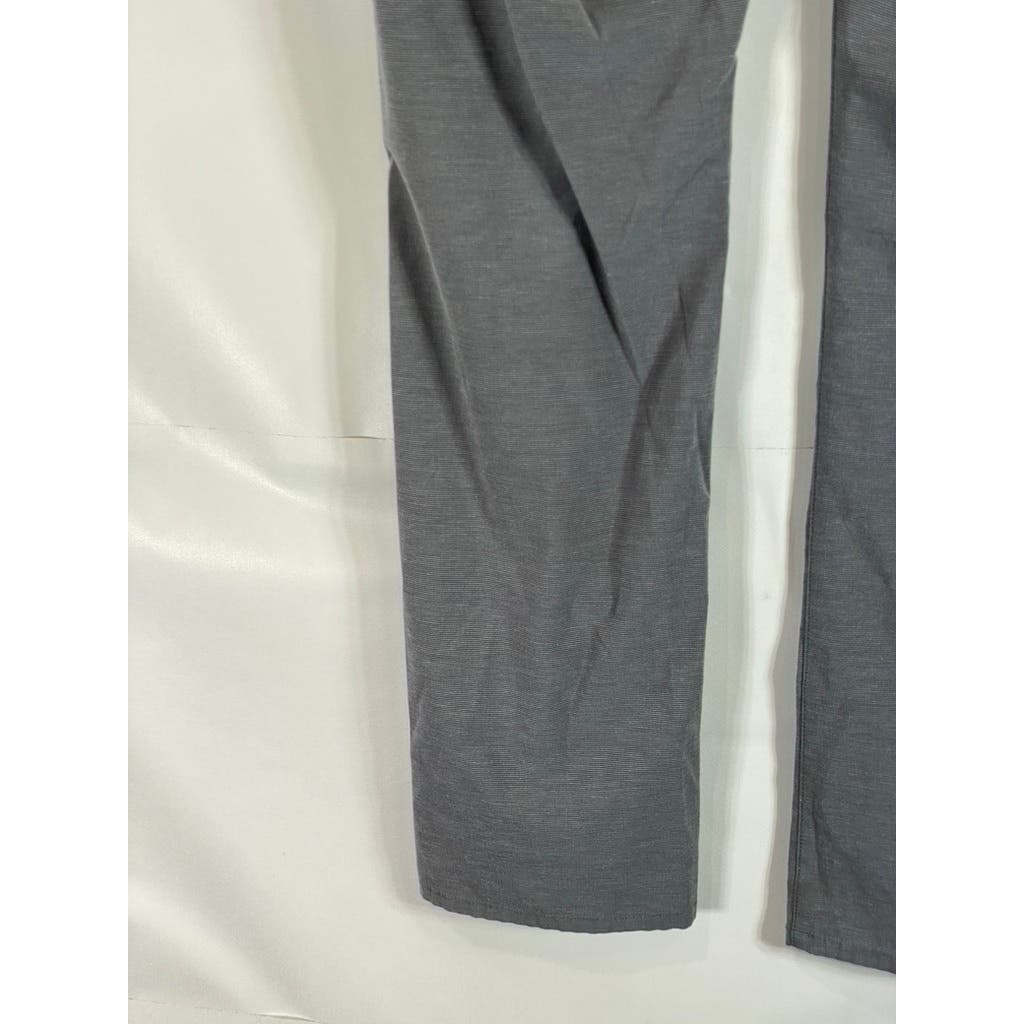TRAVIS MATHEW Men's Grey Regular-Fit Five-Pocket Open To Close Golf Pants SZ 34