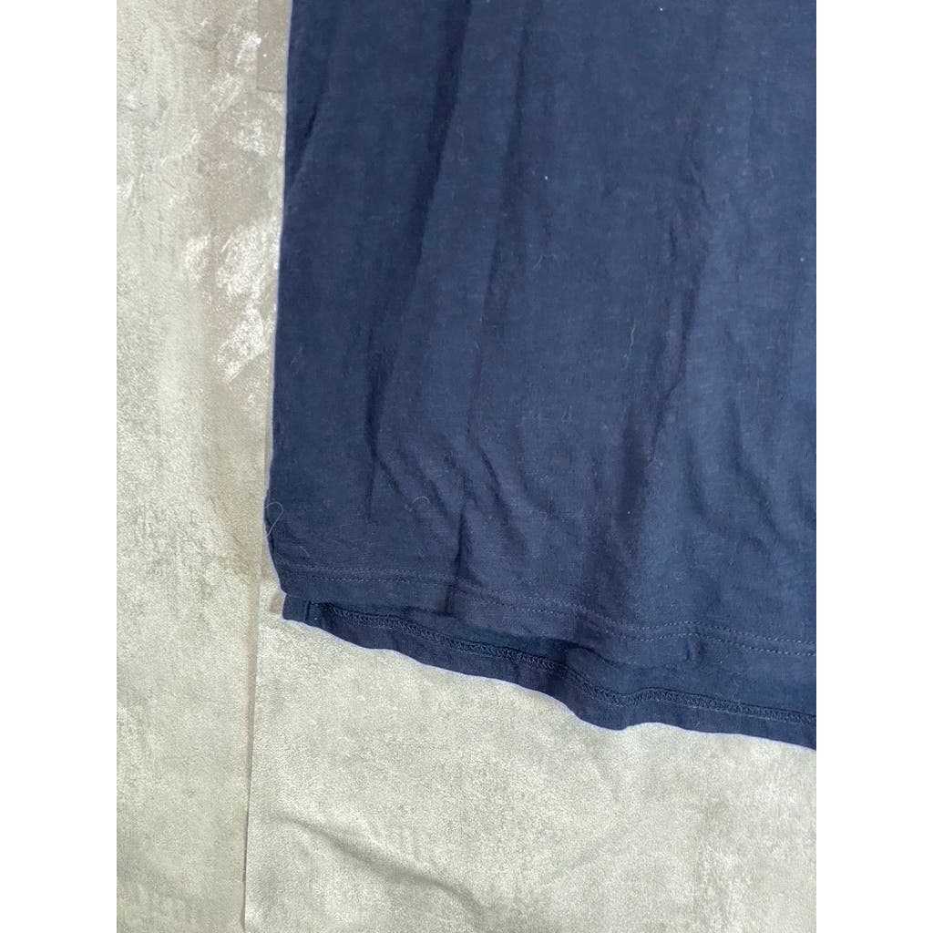 AMERICAN EAGLE OUTFITTERS Men's Navy Slim-Fit Short Sleeve Polo Shirt SZ M