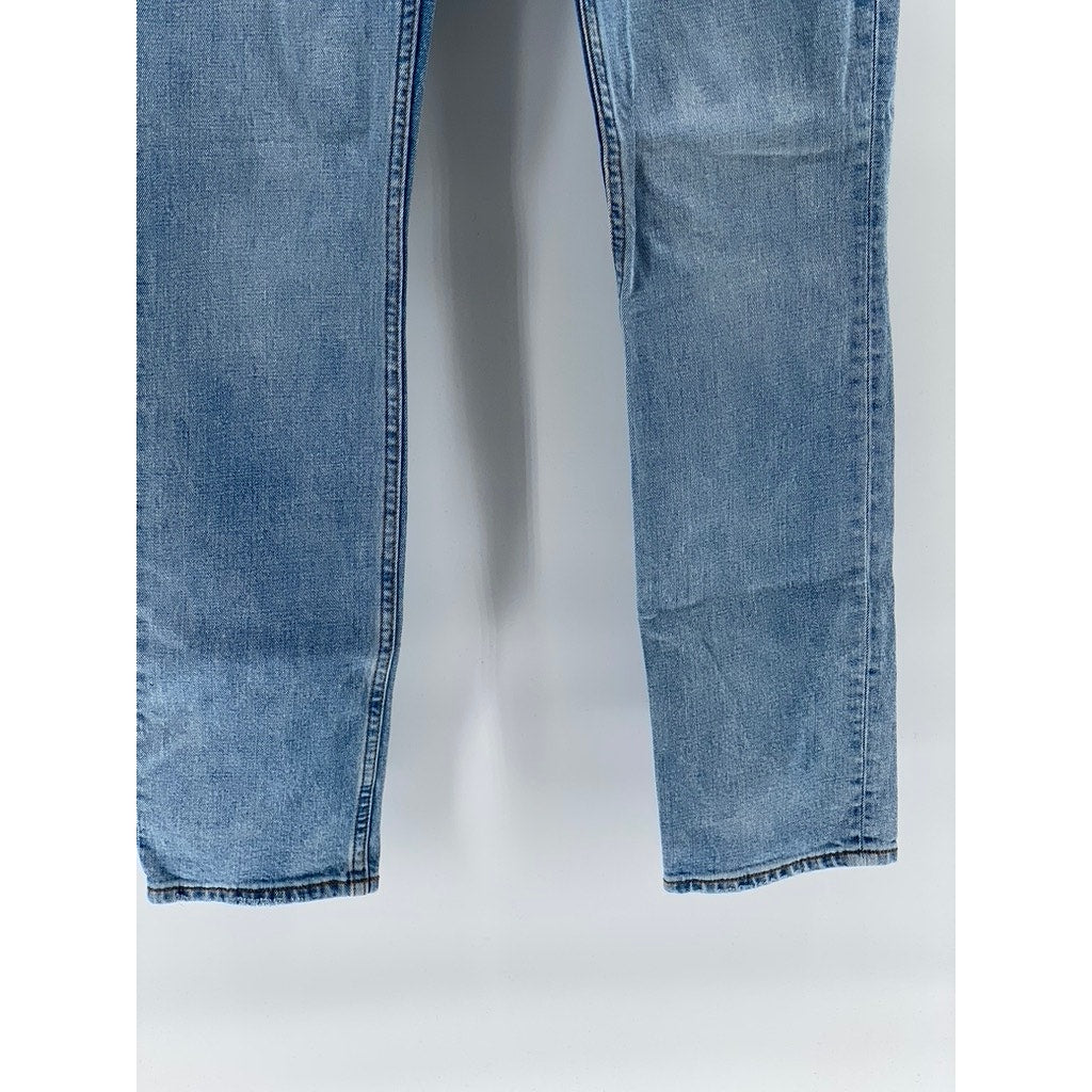 ABERCROMBIE & FITCH Women's Light Blue The 90's Slim Straight Jeans SZ 26