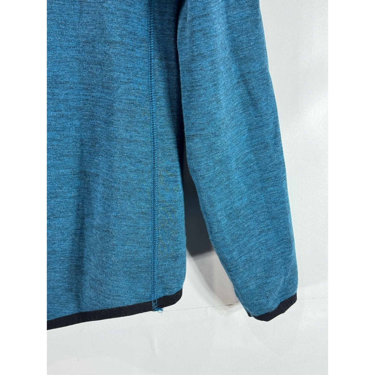 AMERICAN EAGLE OUTFITTERS Men's Blue Active Flex Quarter-Zip Sweater SZ S