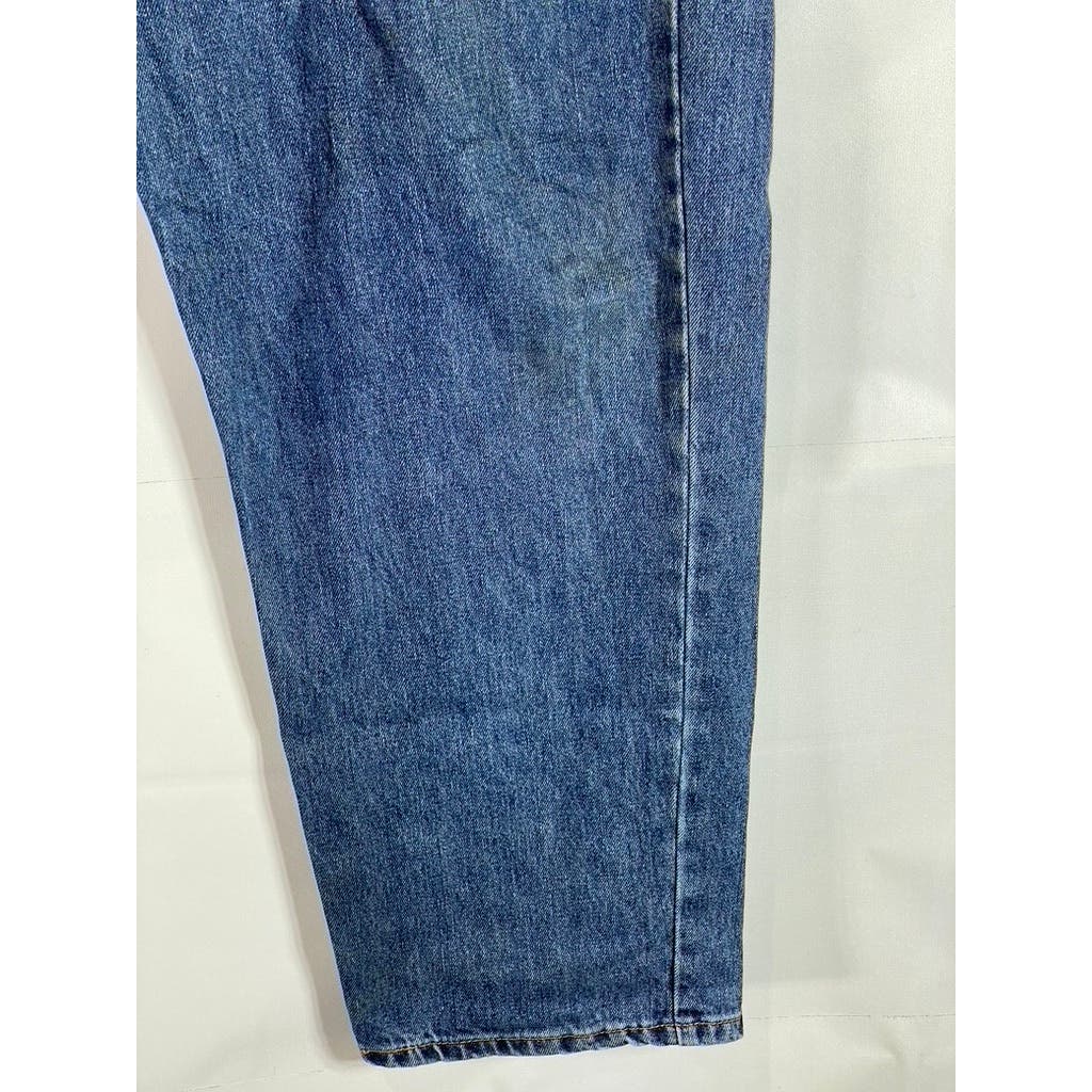 LEVI’S Men’s Medium Blue 550 Relaxed-Fit Five-Pocket Denim Jeans SZ 46X30