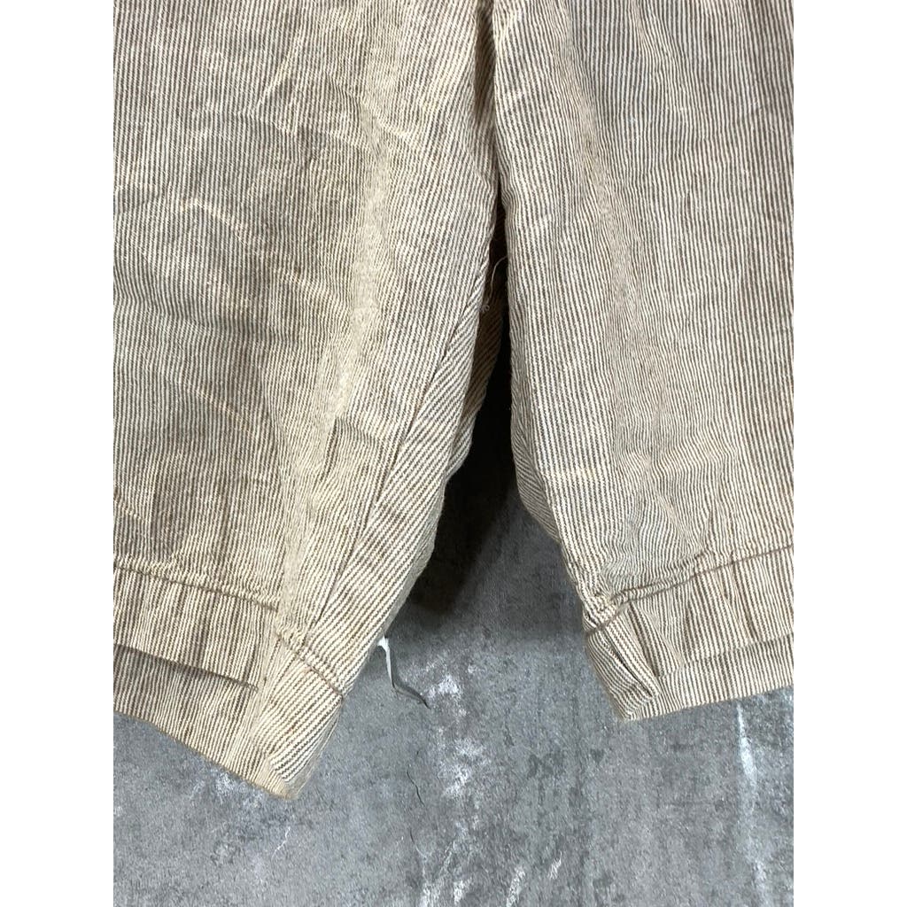 BANANA REPUBLIC Men's Tan Linen-Blend Shorts SZ 30