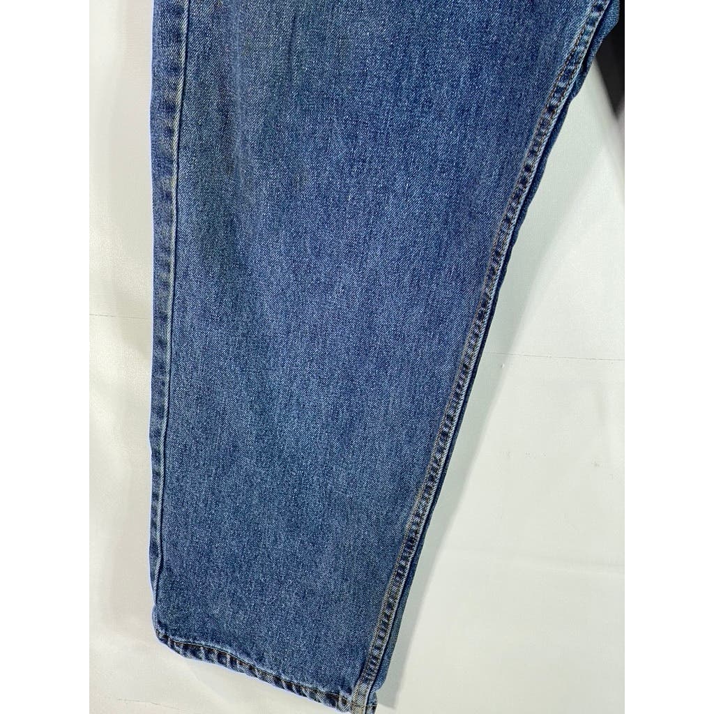 LEVI’S Men’s Medium Blue 550 Relaxed-Fit Five-Pocket Denim Jeans SZ 46X30