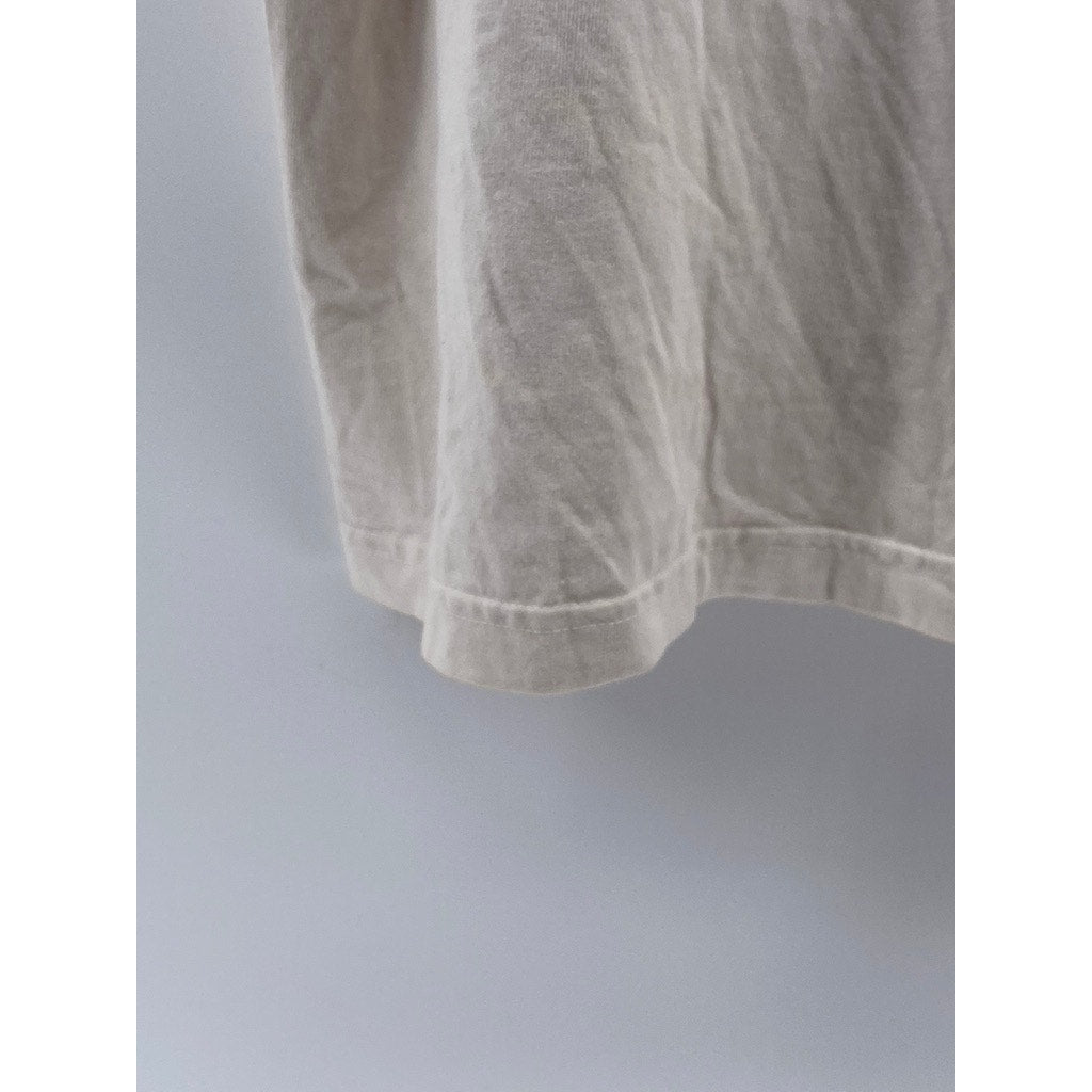 ONLYNY Men’s Beige ‘New Yawk’ Crewneck Short Sleeve Logo T-Shirt SZ L
