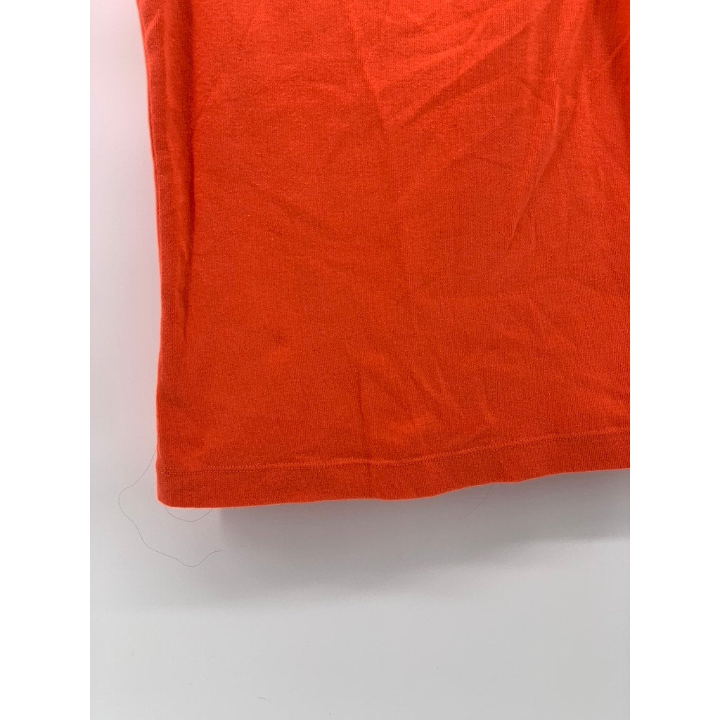 BROOKS BROTHER Women's Orange Crewneck Sleeveless Casual Tank Top SZ XS