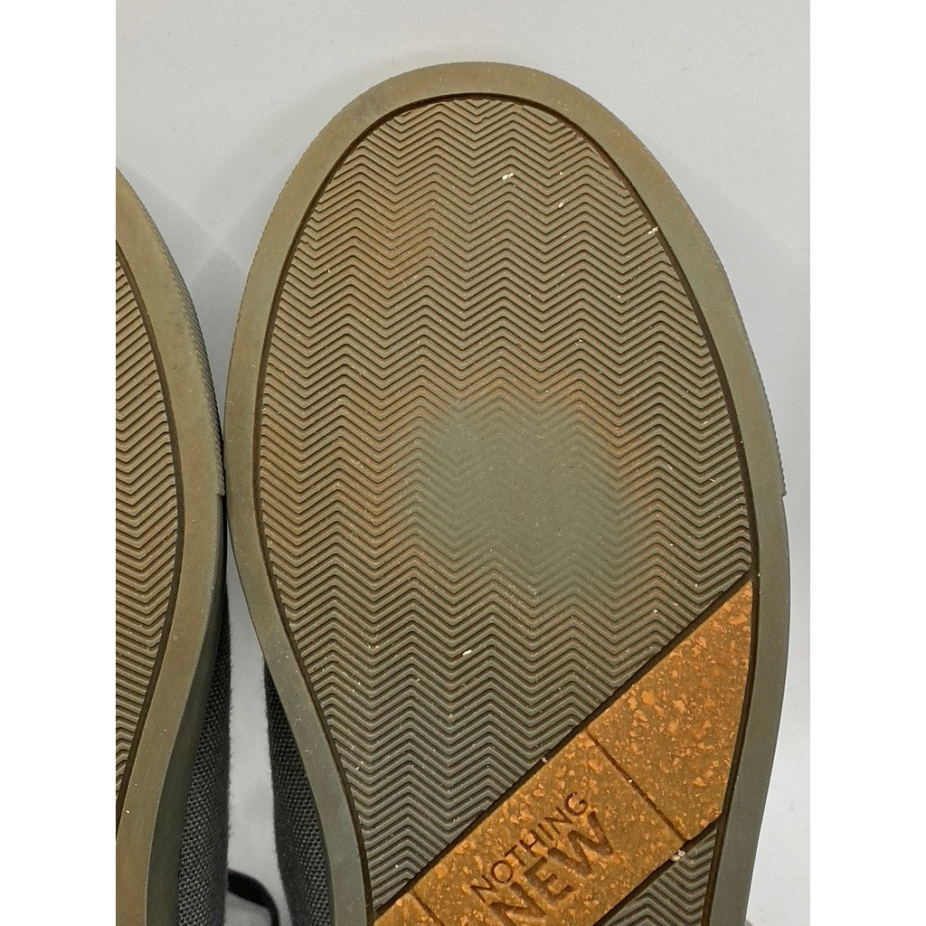 NOTHING NEW Women's Forest Green Classic High-Top Round-Toe Lace-Up Sneakers SZ8