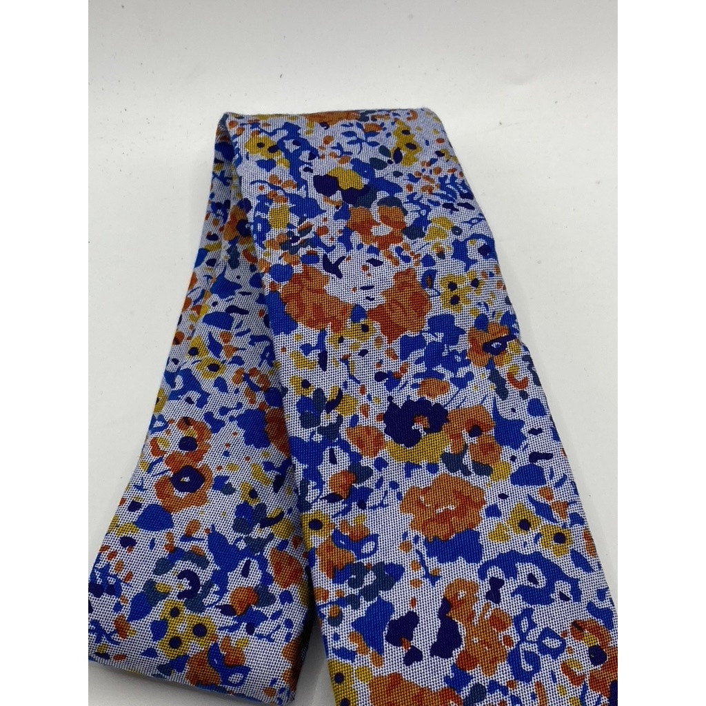 NORDSTROM Men’s Blue-Multi Floral Print Tie SZ OS