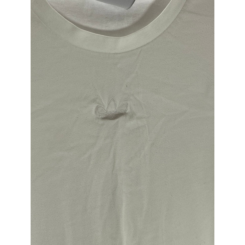 ADIDAS Men's White-Multi Originals California Trefoil 3 Stripes Shirt SZ L