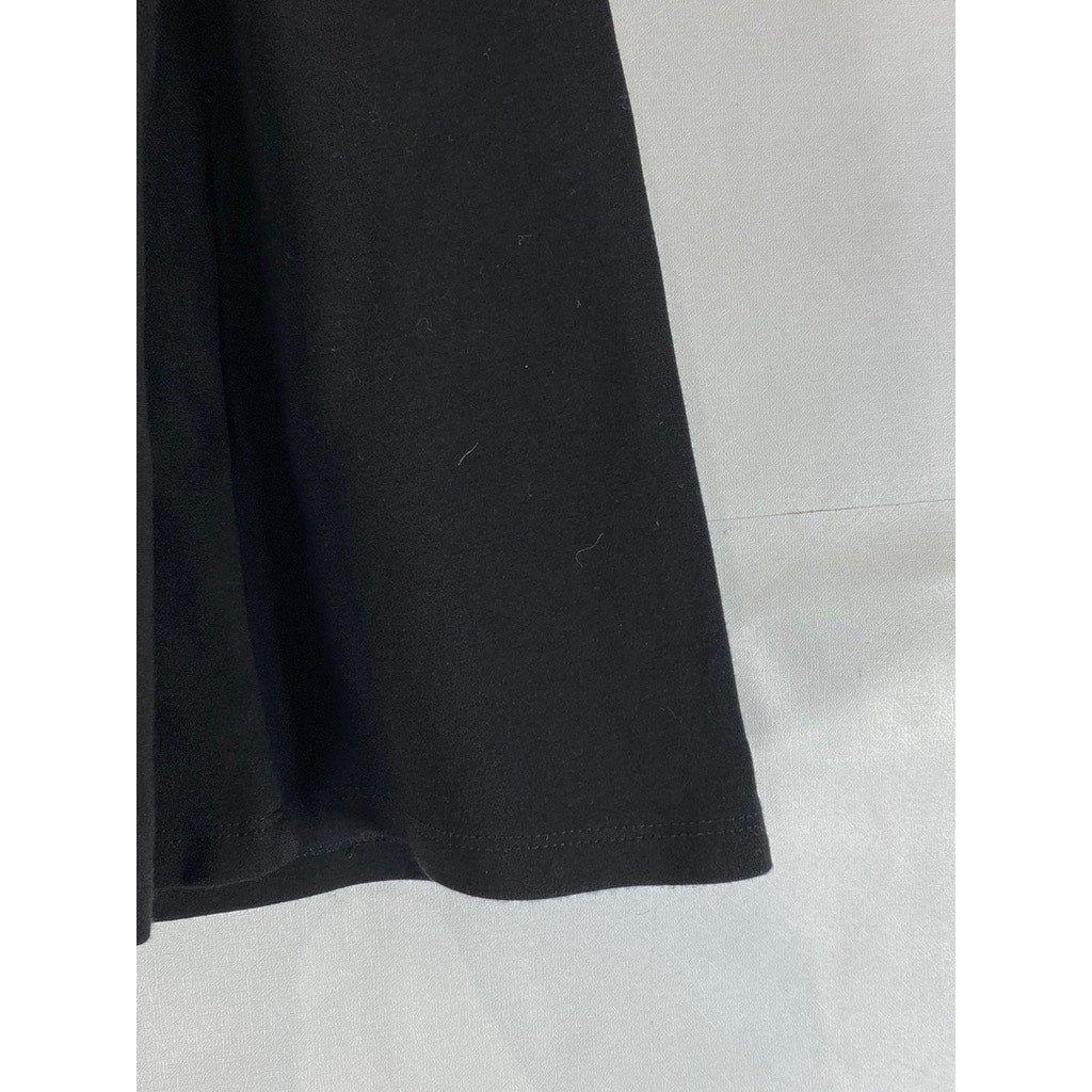 DIVIDED By H&M Women's Solid Black Skater Mini Skirt SZ S