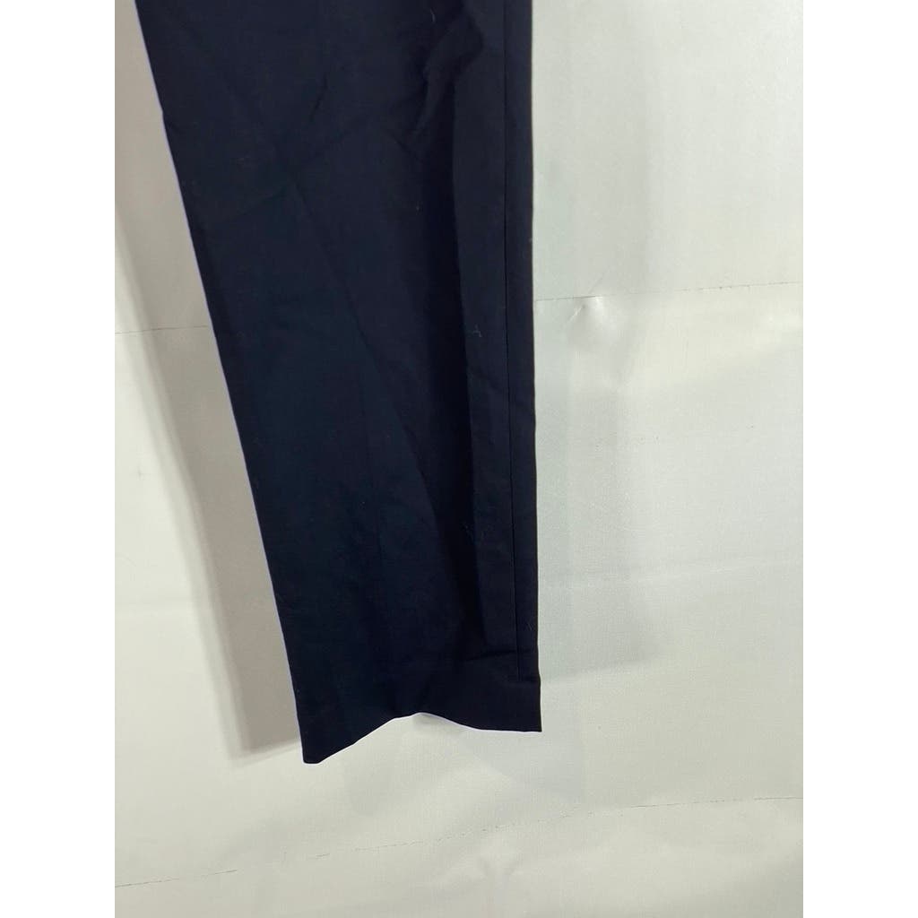 J. CREW Men's Navy Ludlow Slim-Fit Flat Front Stretch Wool Suit Pants SZ 29X32
