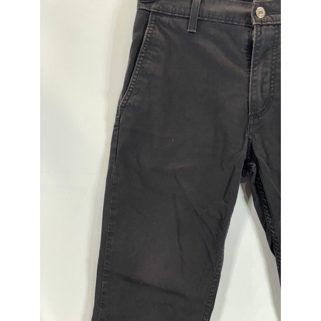 LEVI'S Men's Dark Solid Black 511 Slim-Fit Five-Pocket Jean SZ 32X30