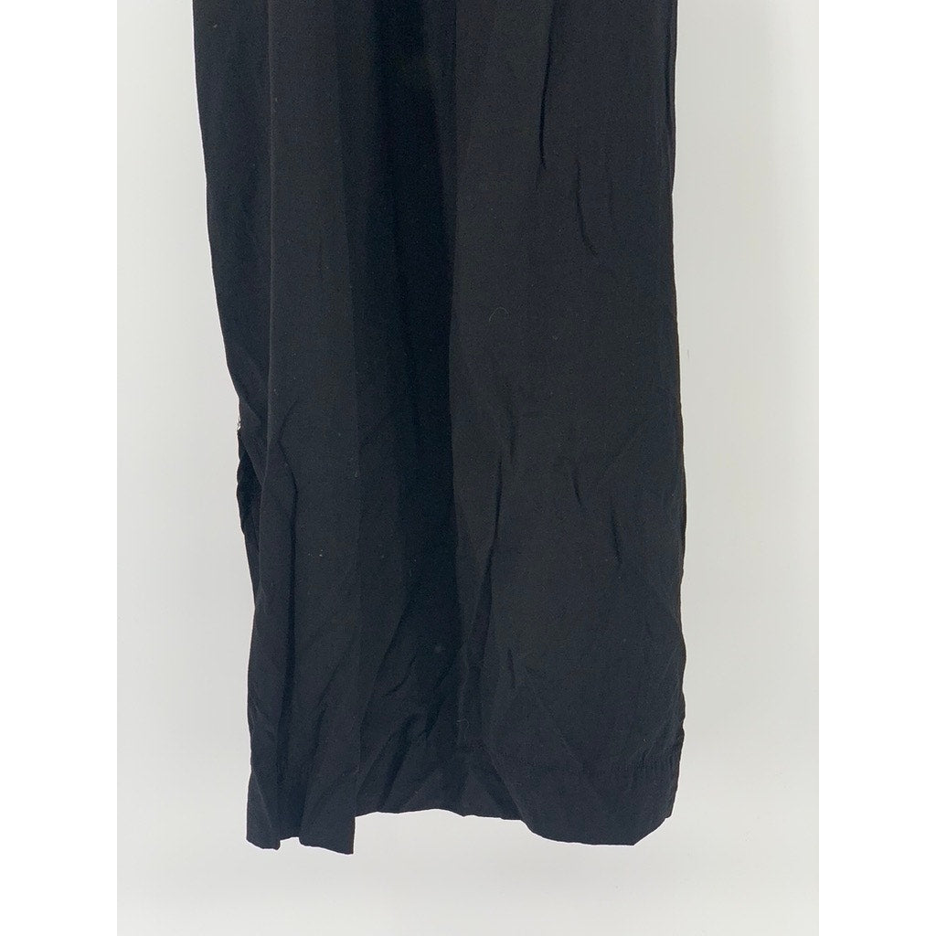 SILENCE + NOISE Women's Black Sleeveless Halter Maxi A-Line Dress SZ M