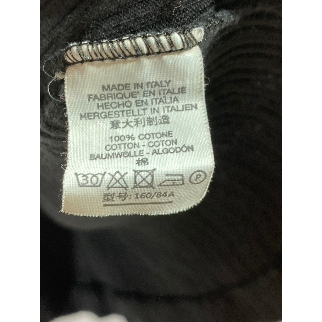BRANDY MELVILLE Women's Black Rib Knit Long Sleeve Turtleneck Top SZ OS