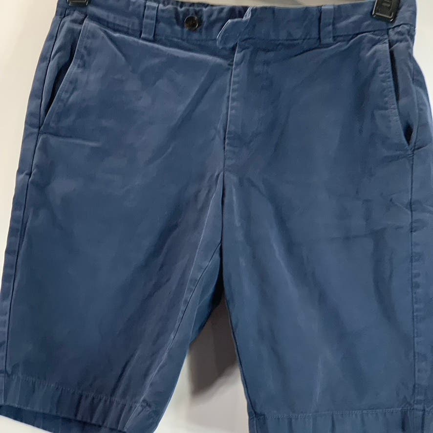 BROOKS BROTHERS Men's Blue Cotton Stretch Bermuda Shorts SZ 33