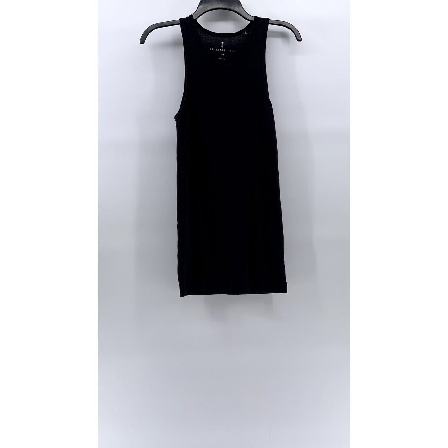 AMERICAN TALL Men's Black Soft-Knit Crewneck Sleeveless Tank SZ M/T