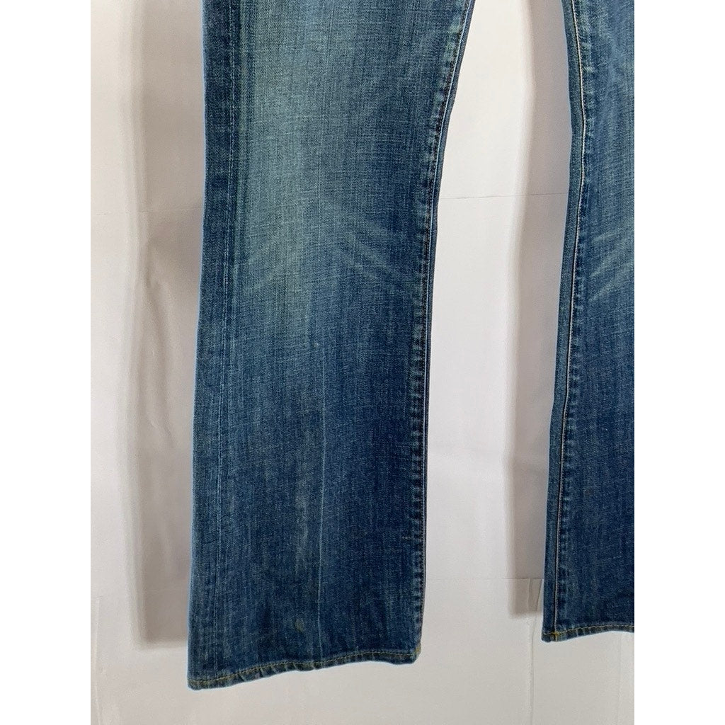 CITIZENS OF HUMANITY By Jerome Dahan Women's Blue Low-Waist Bootcut Jeans SZ 30