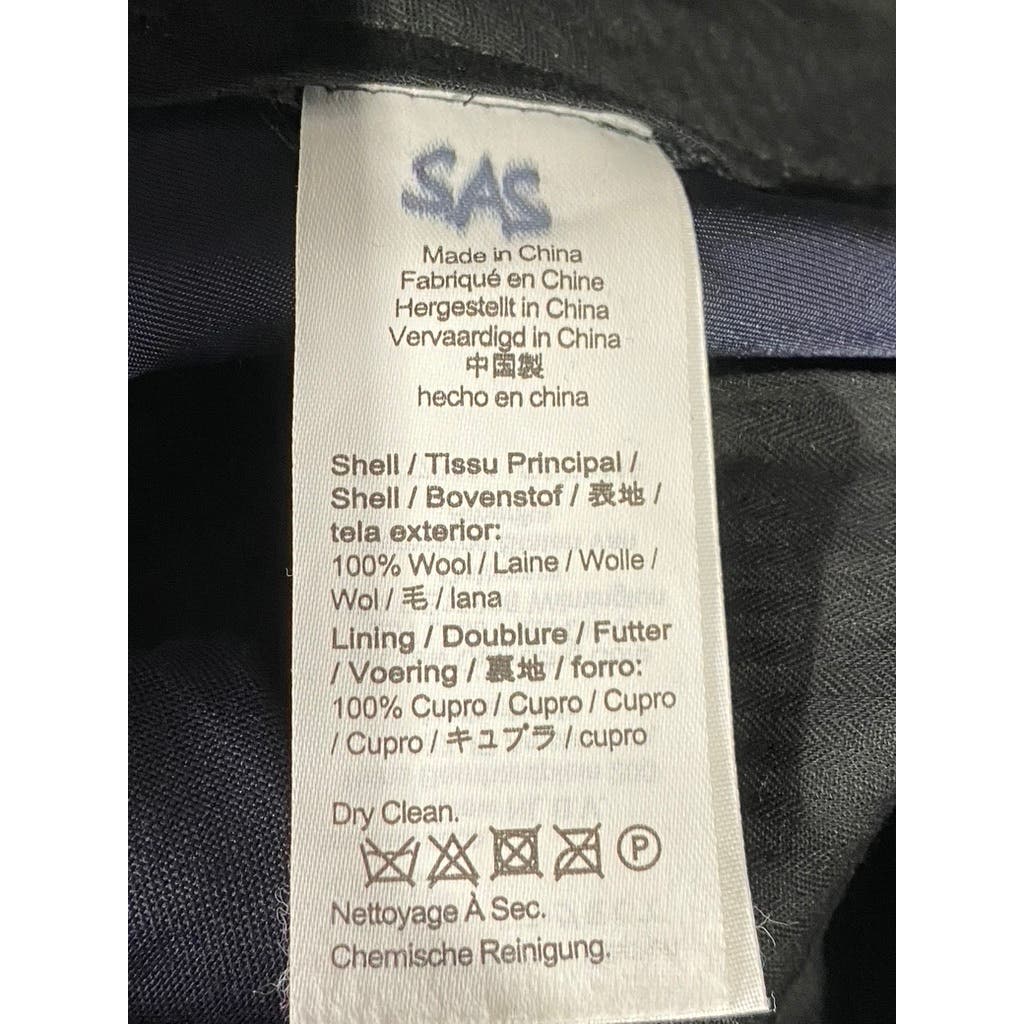 J. CREW Men's Navy Ludlow Slim-Fit Flat Front Stretch Wool Suit Pants SZ 29X32