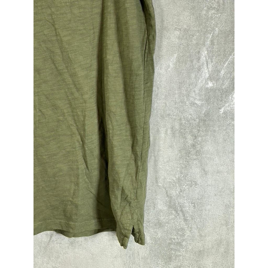 VELVET BY GRAHAM & SPENCER Men's Green Short Sleeve Polo Shirt SZ M