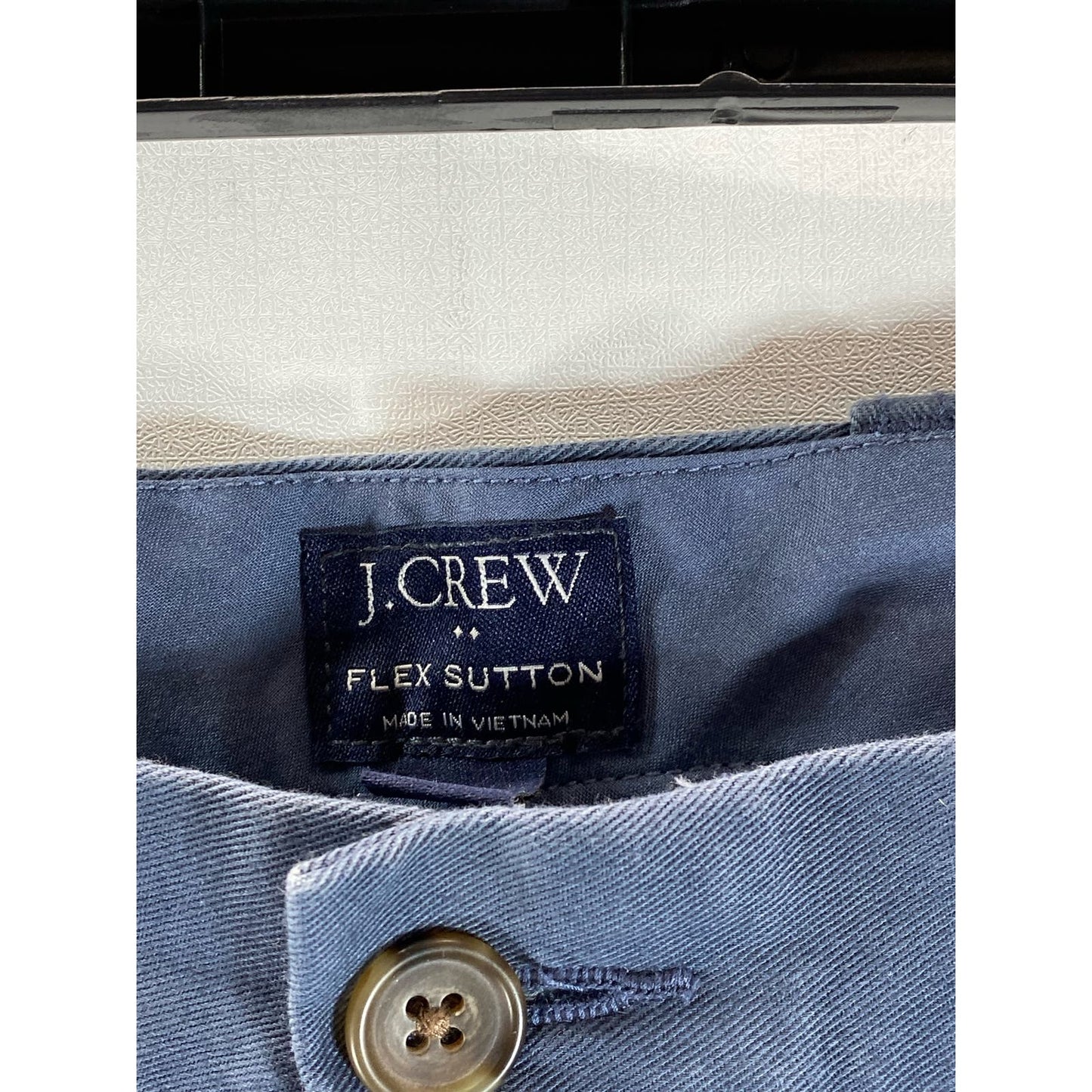 J. CREW Men's Blue Flex Sutton Straight-Fit Chino Pant SZ 34X32