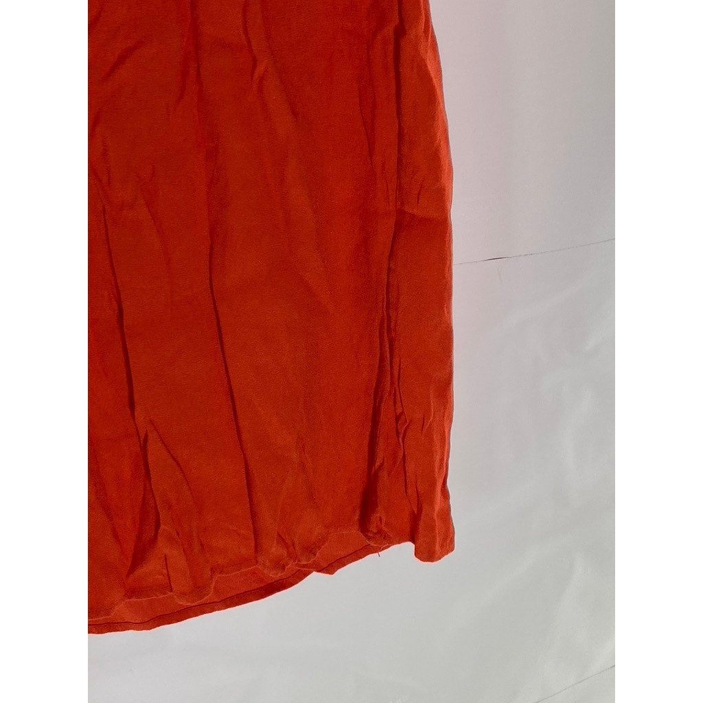 TIFFI Women's Red Crewneck Sleeveless Lightweight Back Keyhole Tank Top SZ S
