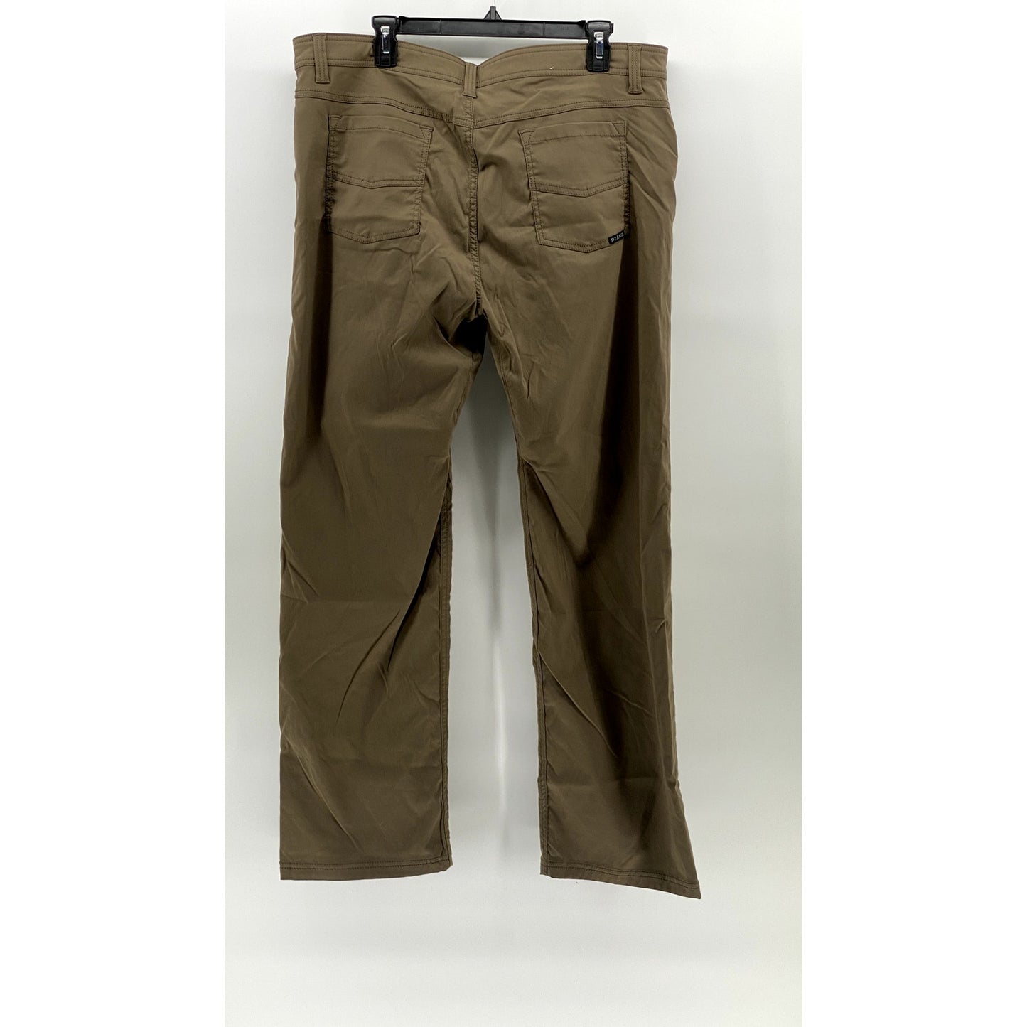 PRANA Men's Light Brown Slim-Fit Straight-Leg Casual Pant SZ 38X32