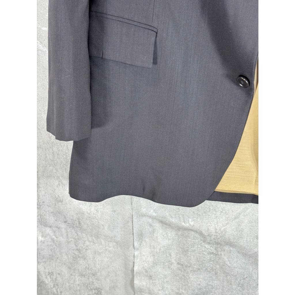 HUGO BOSS Men's Black Classic-Fit Pasolini/Movie Three-Button Suit Jacket SZ 46R