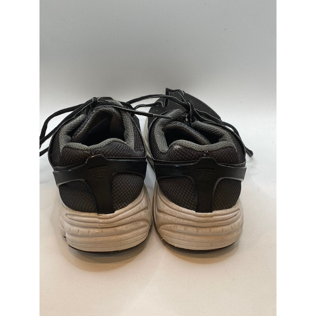 NEW BALANCE Men's Black Mesh Lace-Up Round-Toe Running Active Sneakers SZ 10.5