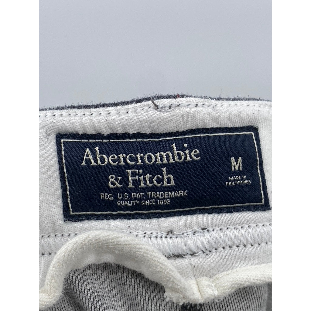 ABERCROMBIE & FITCH Men's Charcoal Gray Drawstring Slim-Leg Casual Pants SZ M