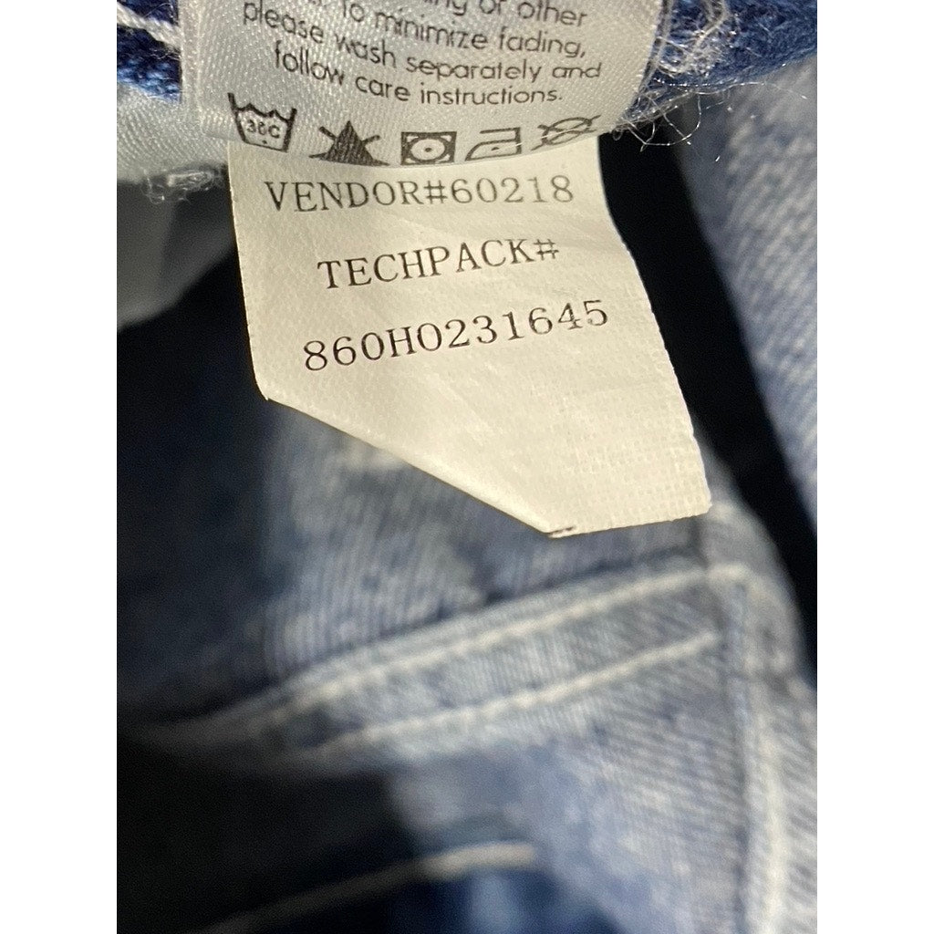 PACSUN Women's Dark Indigo 90's Boyfriend Five-Pocket Straight-Leg Jeans SZ 25