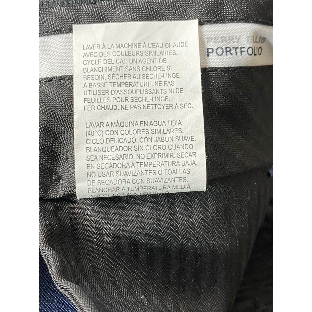 PERRY ELLIS PORTFOLIO Men's Modern-Fit Performance Stretch Dress Pants SZ 33X32