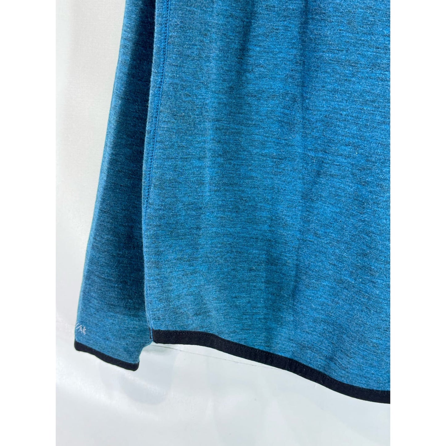 AMERICAN EAGLE OUTFITTERS Men's Blue Active Flex Quarter-Zip Sweater SZ S