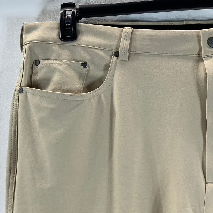 GREG NORMAN Men's Tan Stretch Five-Pocket Golf Pants SZ 40X30