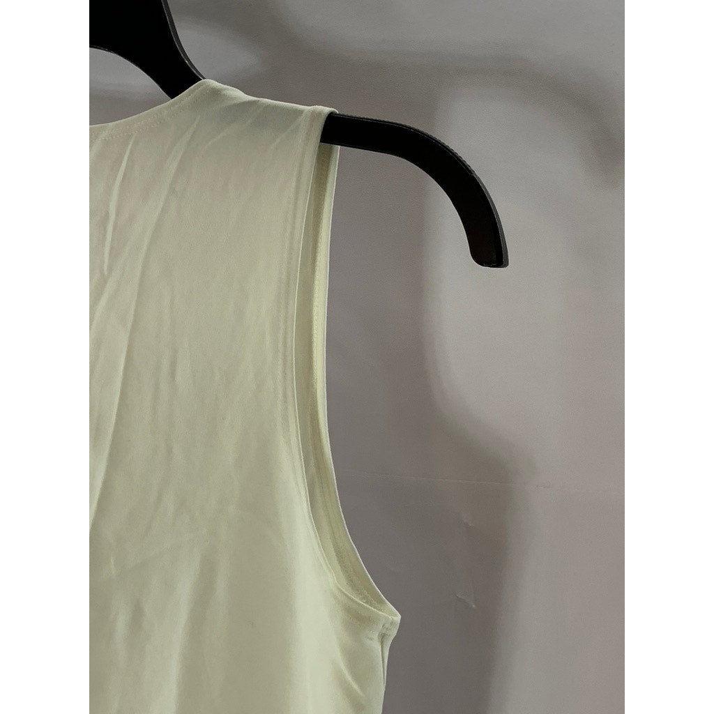 ONLY HEARTS Women's White Solid Scoop-Neck Lightweight Sleeveless Tank Top SZ S