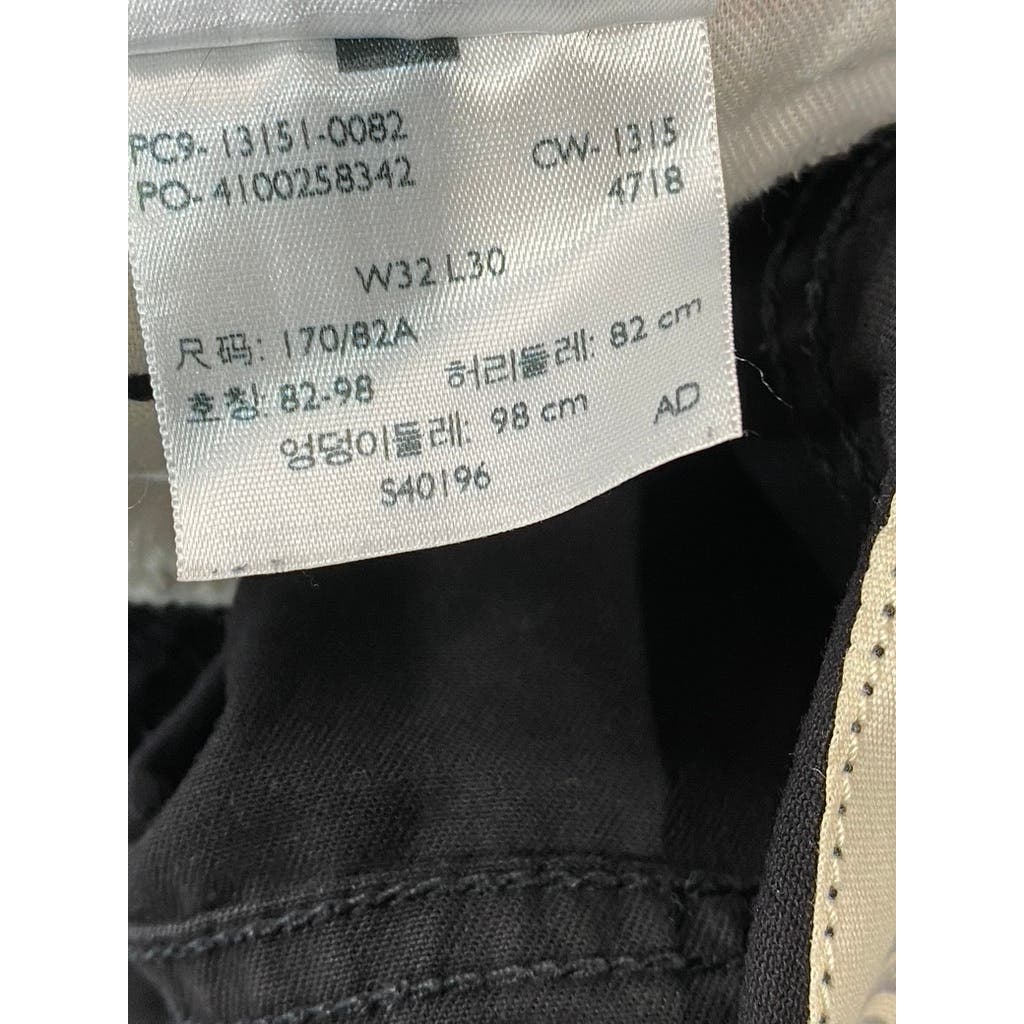 LEVI'S Men's Dark Solid Black 511 Slim-Fit Five-Pocket Jean SZ 32X30