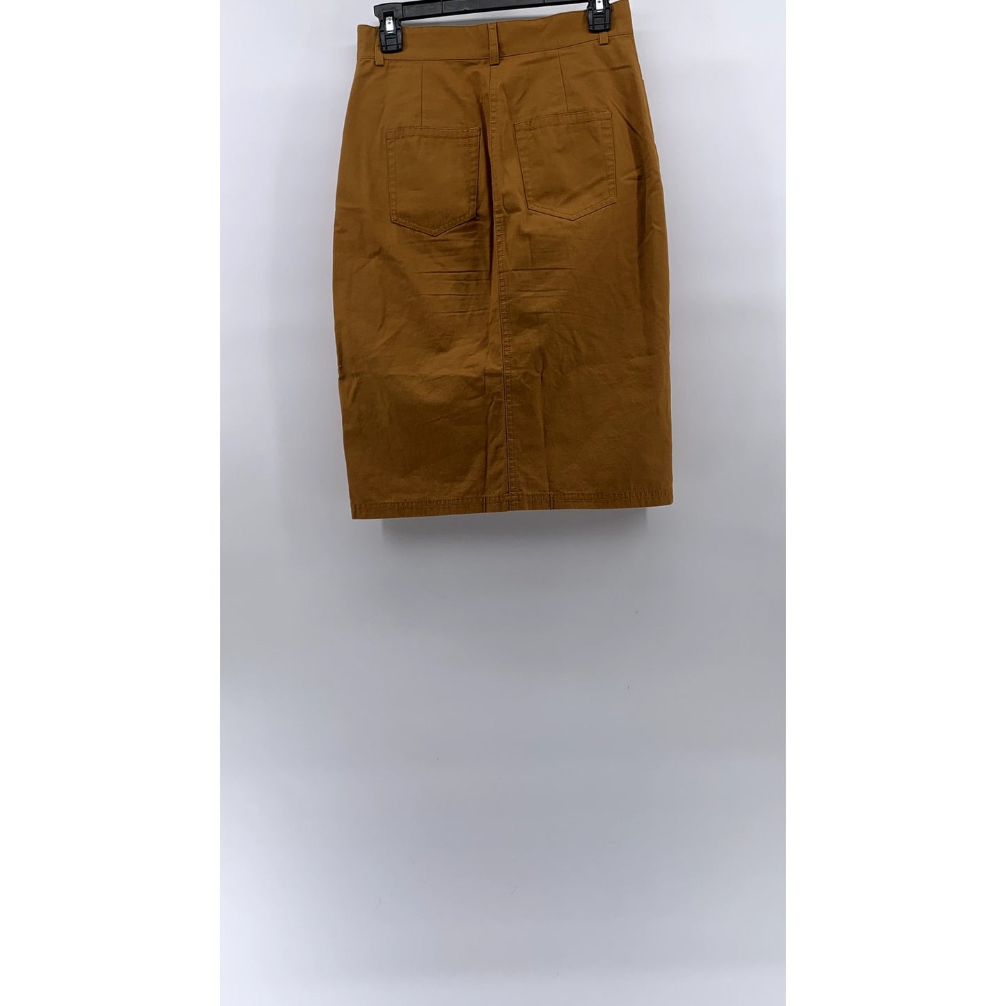& OTHER STORIES Paris Atelier Women's Brown Button-Up Straight Midi Skirt SZ 4