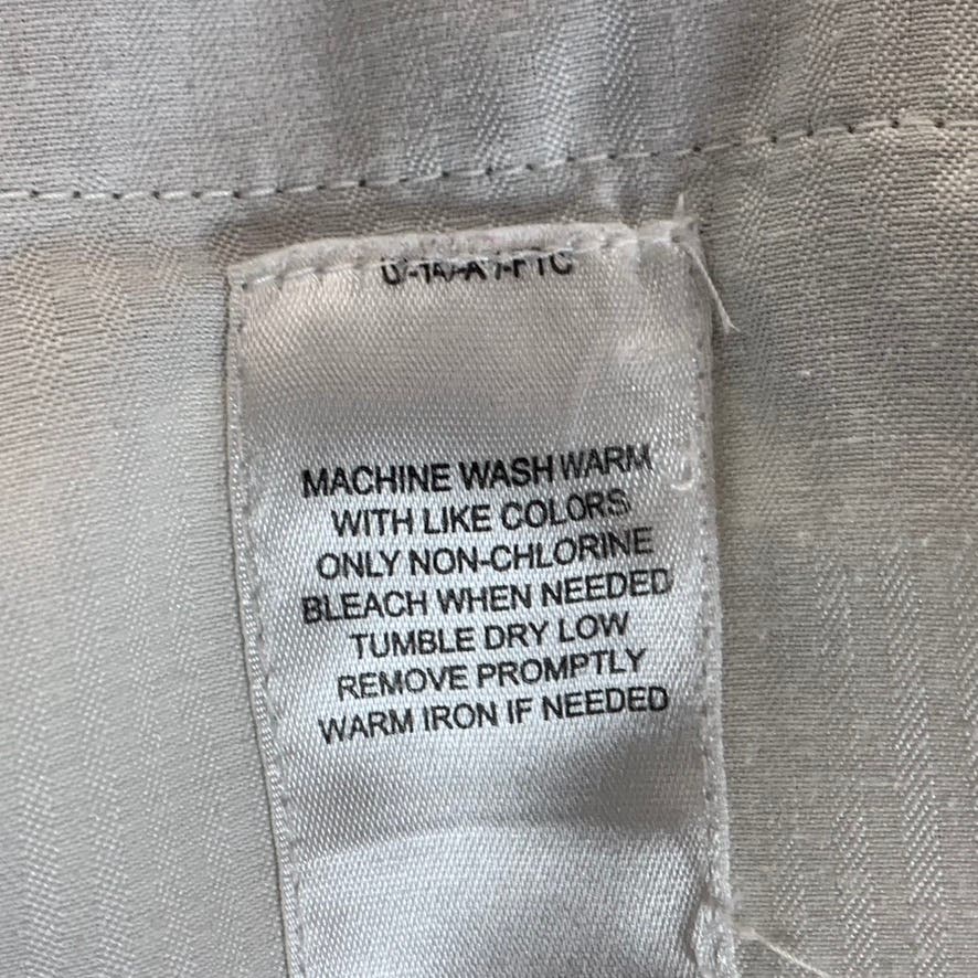 PRONTO UOMO Men's Grey Pleated-Front Cuffed Dress Pants SZ 32X30
