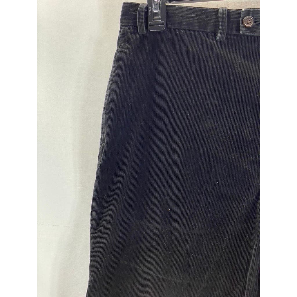 MICHAEL MICHAEL KORS Men's Black Corduroy Straight Leg Pants SZ 38X24