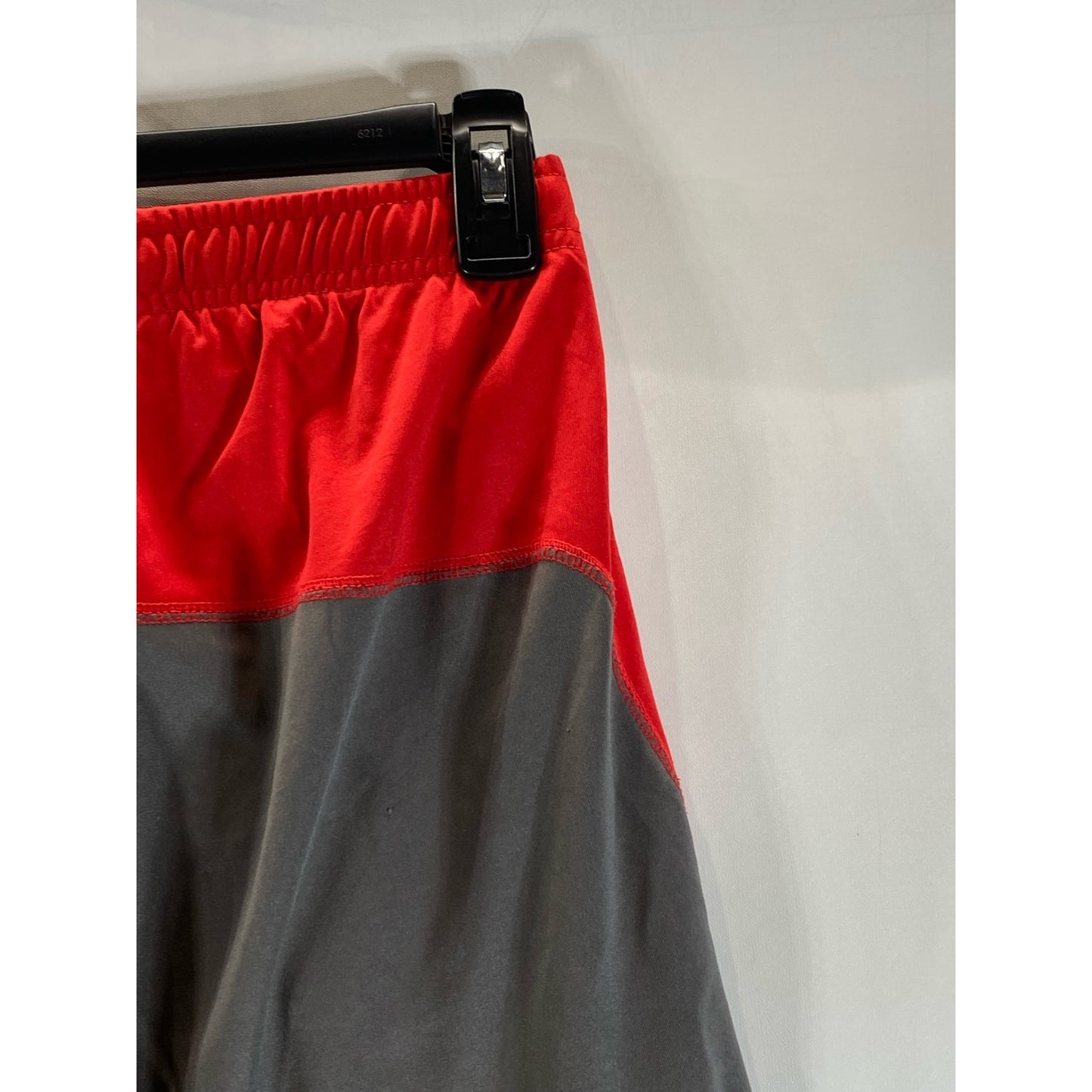 MAJESTIC Men's Red/Gray Los Angeles Angels Cool Base Pull-On Shorts SZ S