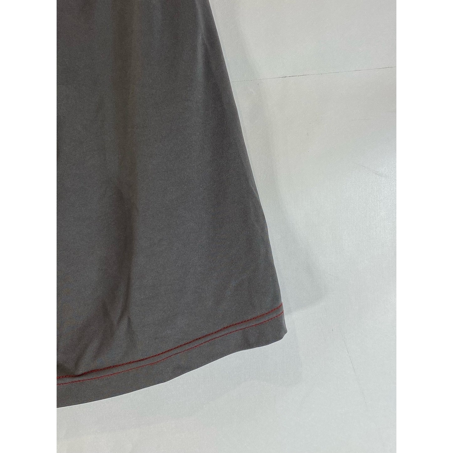 MAJESTIC Men's Red/Gray Los Angeles Angels Cool Base Pull-On Shorts SZ S