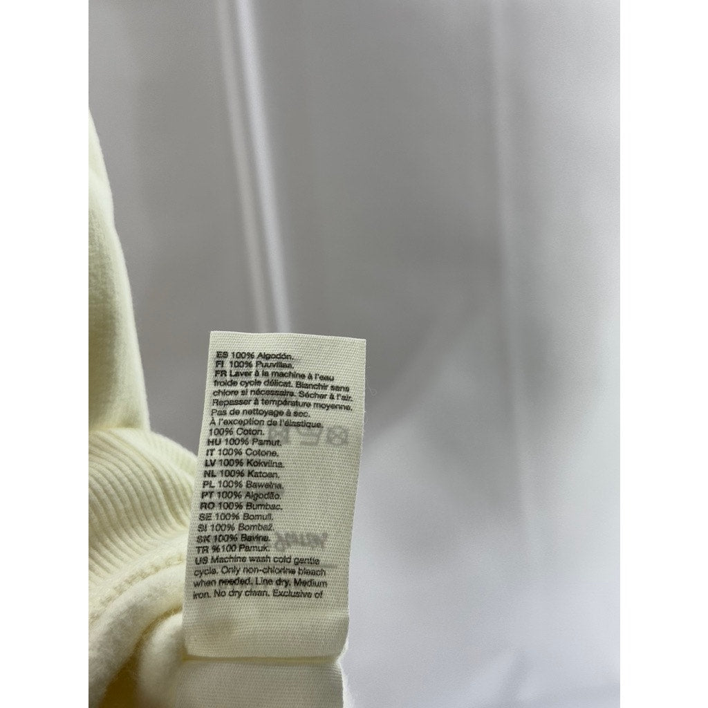 STOCKHOLM ATELIER X OTHER STORIES Women's Cream Cotton Crewneck Vest SZ XS